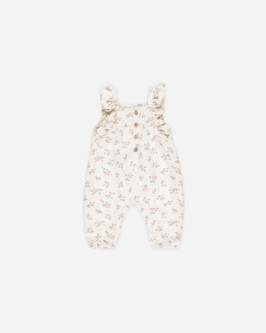 Quincy Mae Nova Romper in Strawberries