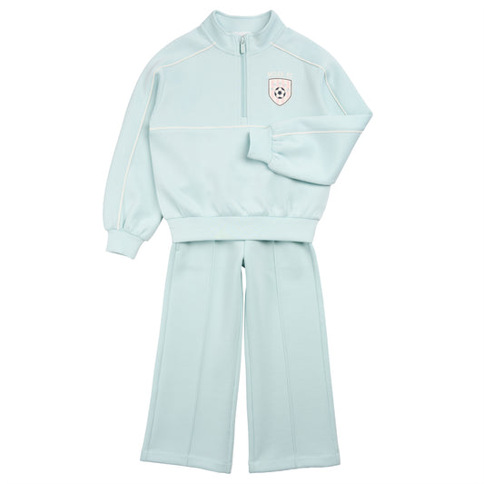 Miles the Label Aqua Wide Leg Pant and Top Set