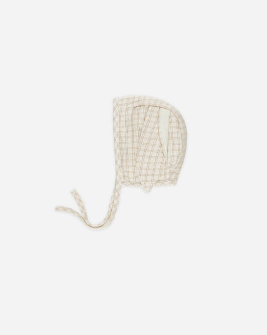 Quincy Mae Bunny Bonnet in Oat Check