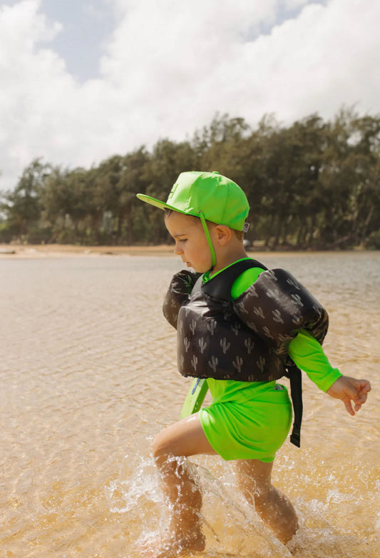 Current Tyed Floaties in Black Cactus