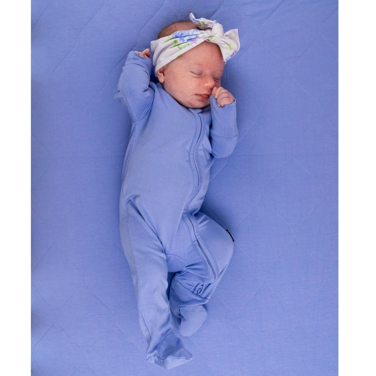 Belan J Bamboo Footed Sleeper in Iris