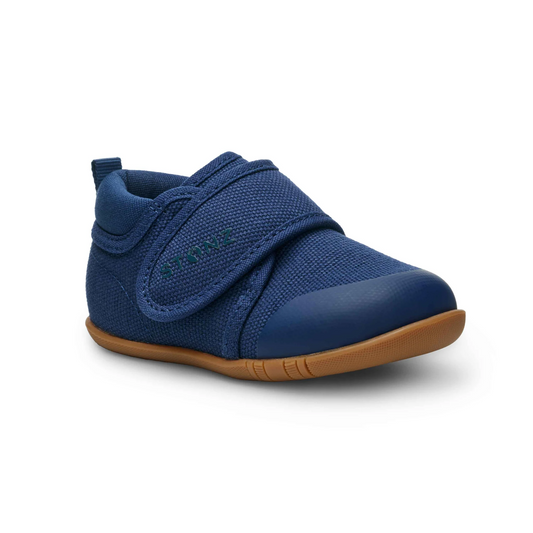 Stonz Cruisers Natural Baby Shoe in Navy