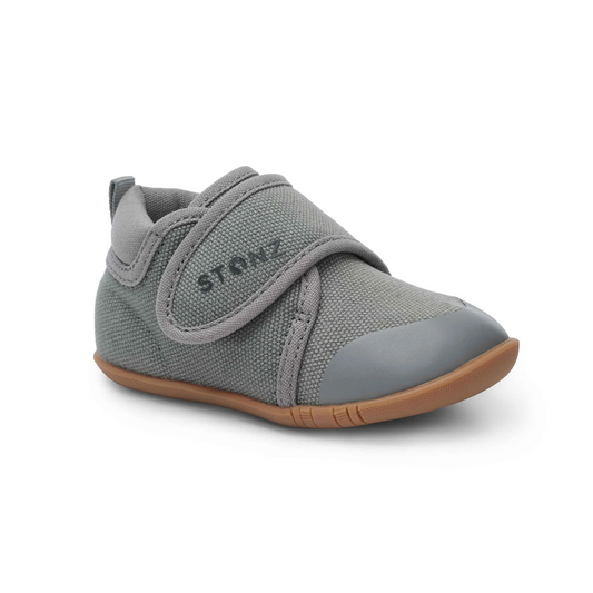 Stonz Cruisers Natural Baby Shoe in Steel