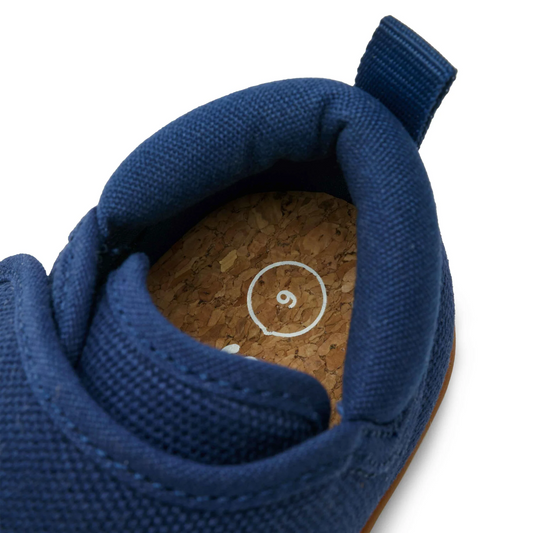 Stonz Cruisers Natural Baby Shoe in Navy