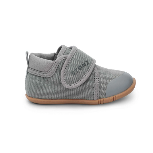Stonz Cruisers Natural Baby Shoe in Steel
