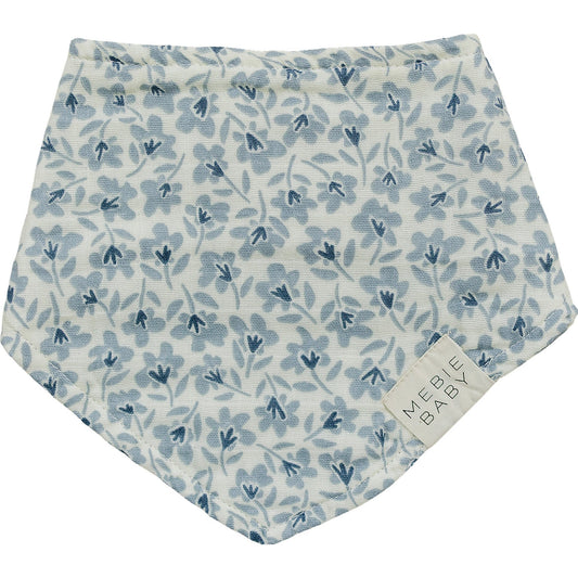 Mebie Baby Classic Bib in Blue Blossom