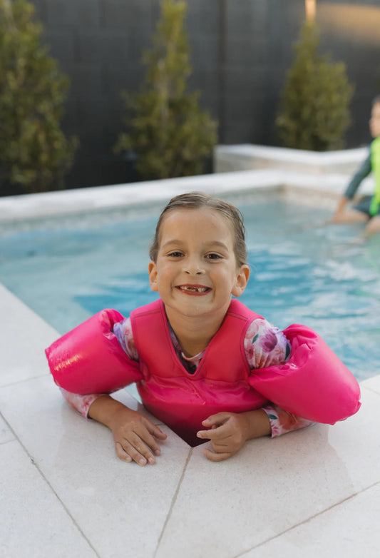 Current Tyed Floaties in Hot Pink