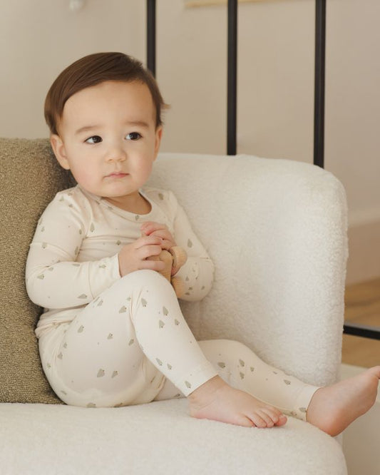 Quincy Mae Bamboo Pajama Set in Trees