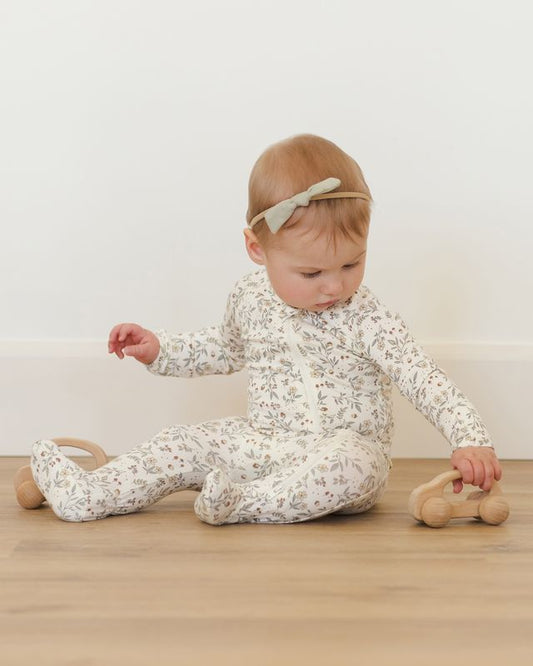 Quincy Mae Little Knot Headband in Fern