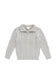 Jamie Kay Clyde Half Zip Jumper in Light Grey Marle