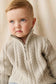Jamie Kay Clyde Half Zip Jumper in Light Grey Marle