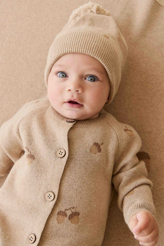 Jamie Kay Easton Hat in Forest Acorns Cashew Marle