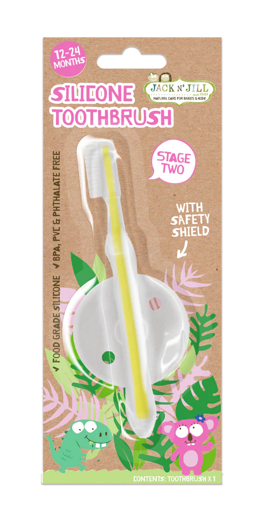 Jack N’ Jill Silicone Baby & Toddler Toothbrush