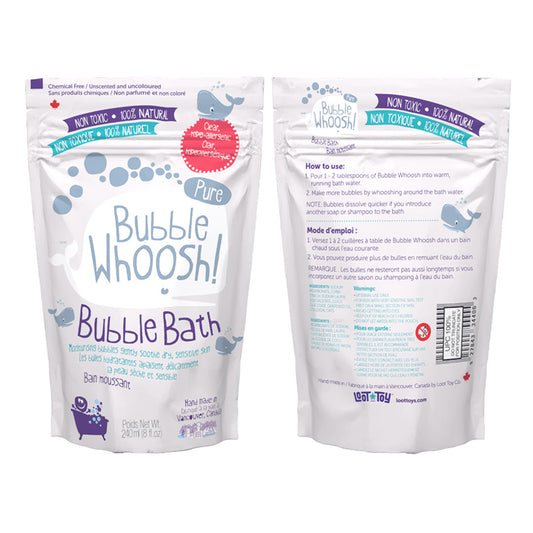 Bubble Woosh PURE Bubble Bath in Clear (Hypo-Allergenic)