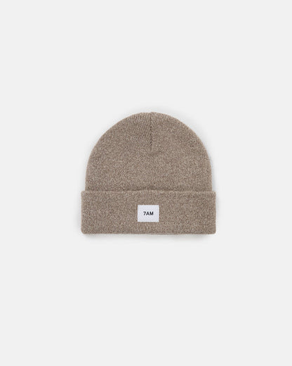 7AM Enfant Heather Beanie in Ash Oak