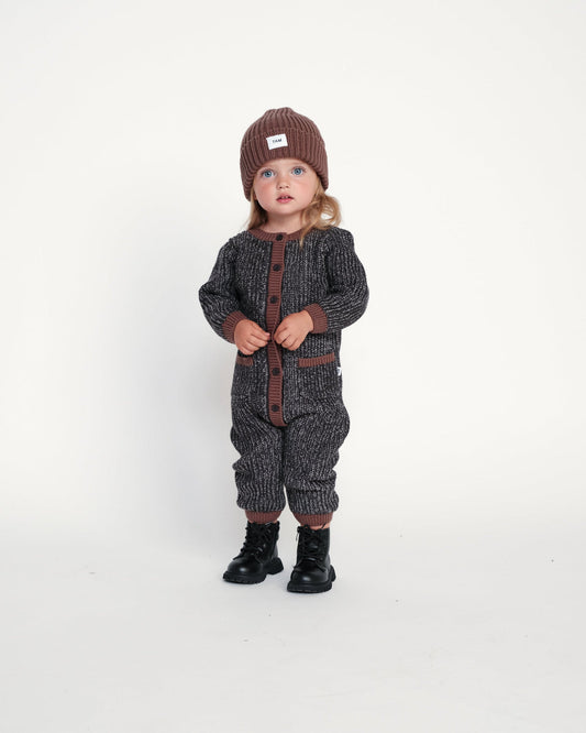 7AM Enfant Chunky Beanie in Brown
