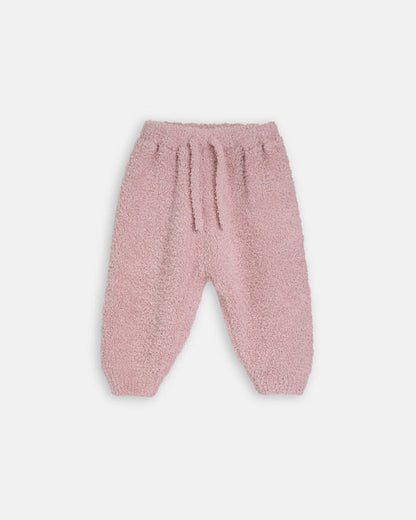 7AM Enfant Fuzzy Boxy Lounge Pants in Ash Rose