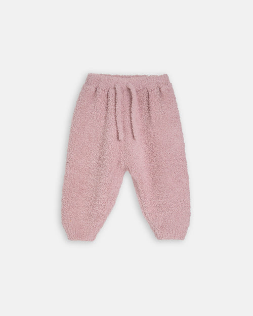 7AM Enfant Fuzzy Boxy Lounge Pants in Ash Rose