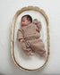 7AM Enfant Fuzzy Boxy Sweater in Taupe