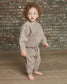 7AM Enfant Fuzzy Boxy Sweater in Taupe