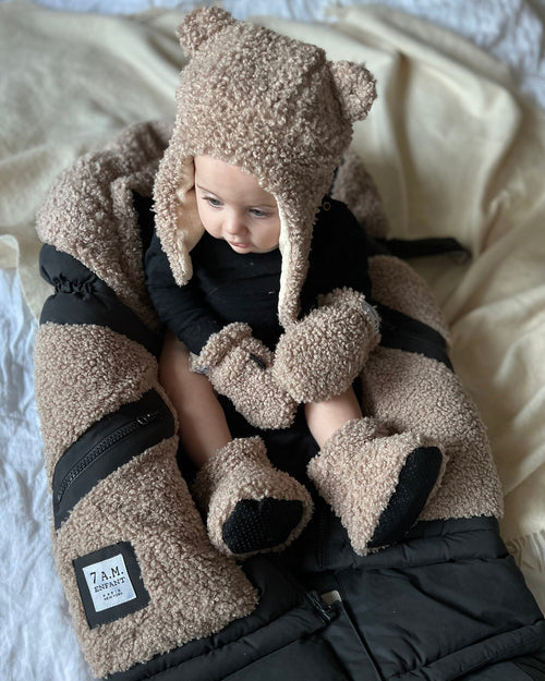 7AM Enfant Cub Gift Set - Teddy Hat and Mittens