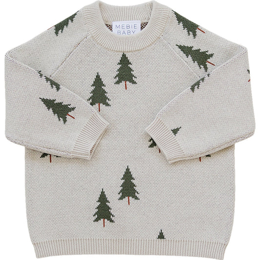 Mebie Baby Pine Tree Knit Sweater
