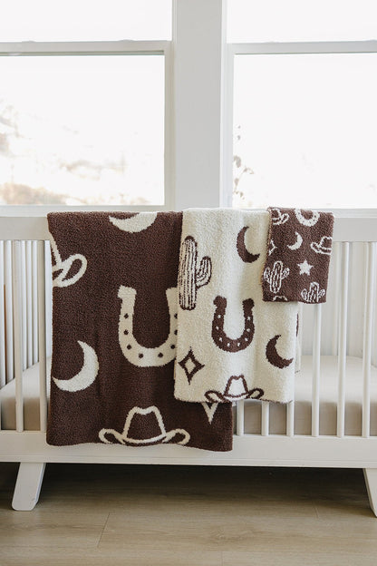 Mebie Baby Western Plush Blankets
