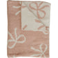 Mebie Baby Pink Bow Plush Blankets