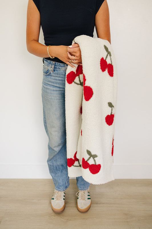 Mebie Baby Cherry Plush Blankets
