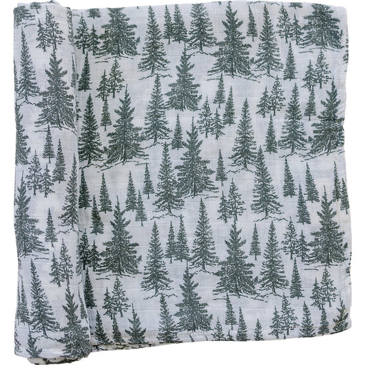 Mebie Baby Forest Muslin Swaddle Blanket