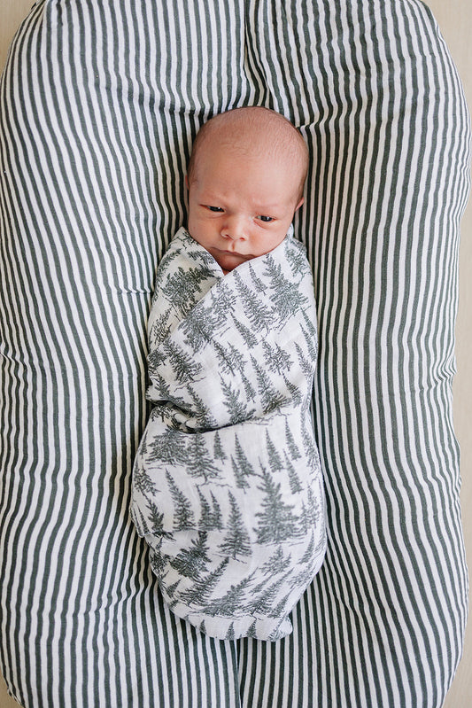 Mebie Baby Forest Muslin Swaddle Blanket