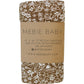 Mebie Baby Ribbed Bamboo Stretch Swaddle in Brown Floral