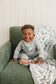 Mebie Baby Forest + Green Stripe Muslin Quilt