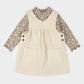 Petit Lem Corduroy Overall Dress Set in Daisy