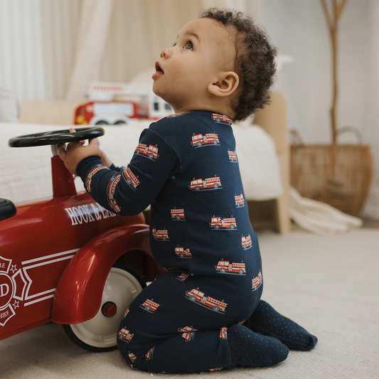 Petit Lem Convertible Sleeper in Fire Trucks