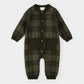 Petit Lem Knit Playsuit in Farm Green Gingham