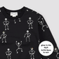 Miles the Label Dancing Glow-in-the-Dark Skeletons Halloween Sweatshirt