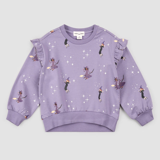 Miles the Label Witches Glow-in-the-Dark Twilight Halloween Sweatshirt