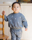 Quincy Mae Relaxed Fleece Sweatsuit in Silver Moons