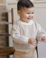 Quincy Mae Relaxed Knit Sweater in Gold