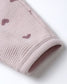 Quincy Mae Waffle Slouch Set in Hearts
