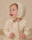 Quincy Mae Baby Bonnet in Blue Ditsy