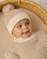 Quincy Mae Knit Beanie in Gold