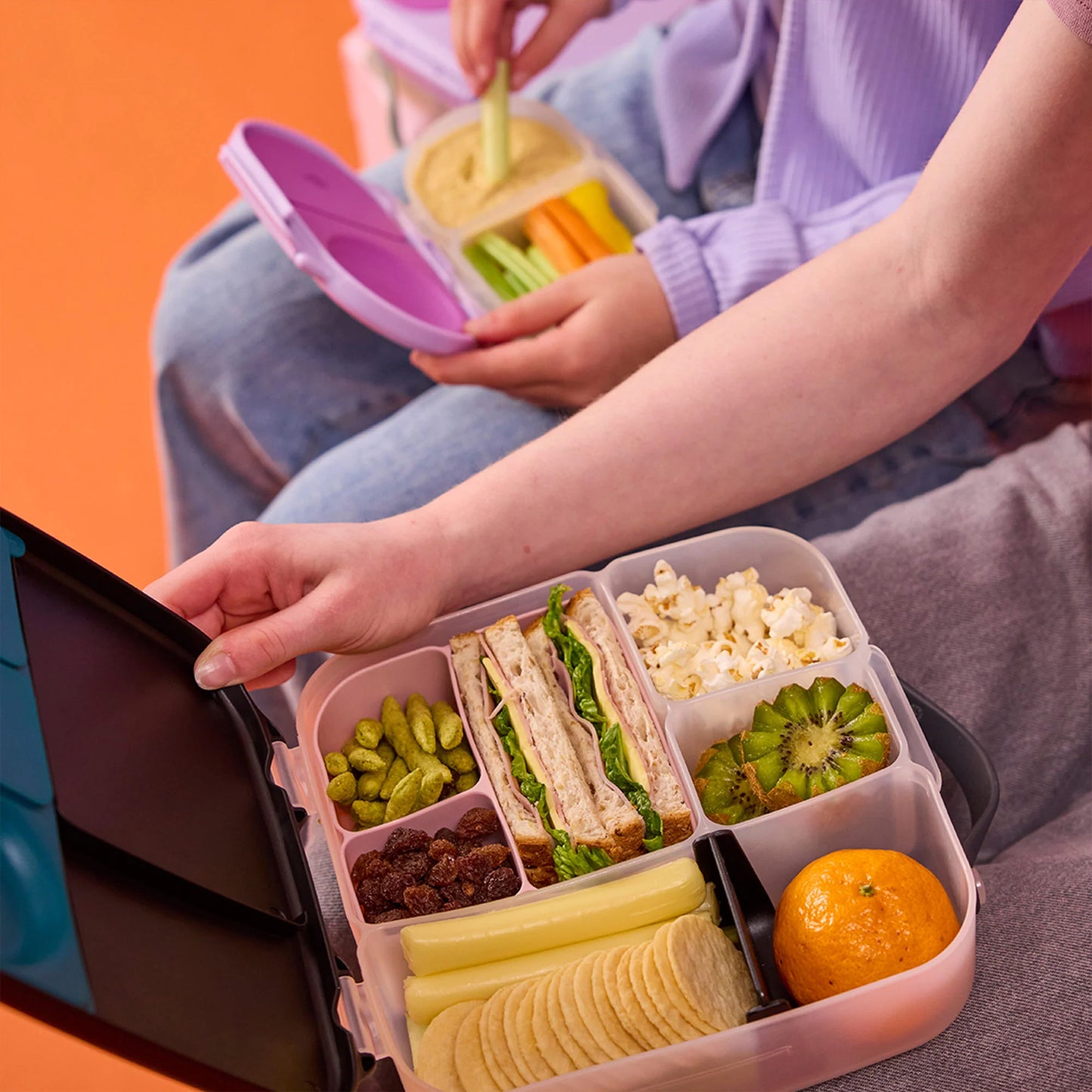 b.box Silicone Bento Lunchbox Buddys