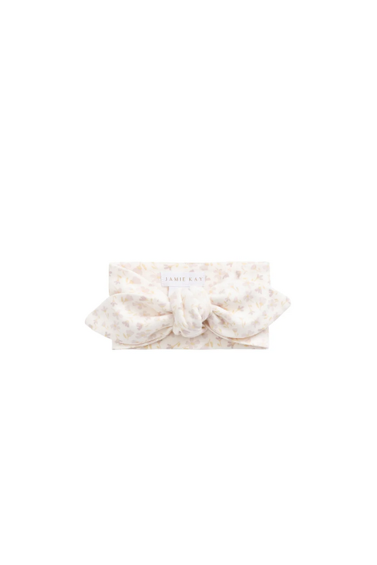 Jamie Kay Organic Cotton Headband in Aries Mauve