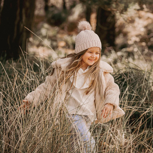 Millymook Girls “Valery” Beanie in Fairy Floss