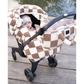 7AM Car Seat Cocoon in Checkered Berber