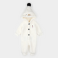 Petit Lem Snow Cute Snowman Sherpa Playsuit
