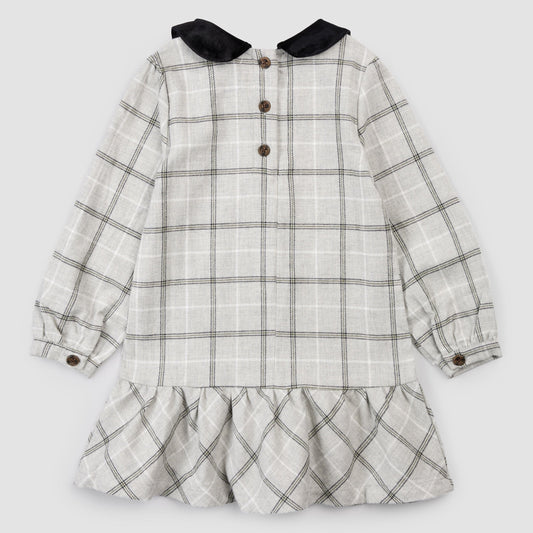 Miles the Label Plaid Flannel Collared Dress