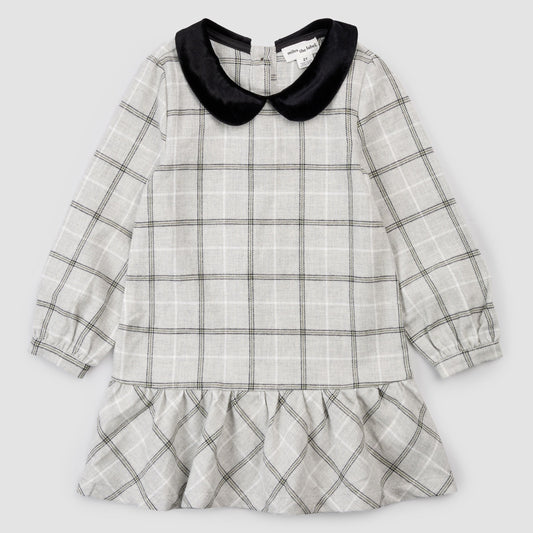 Miles the Label Plaid Flannel Collared Dress